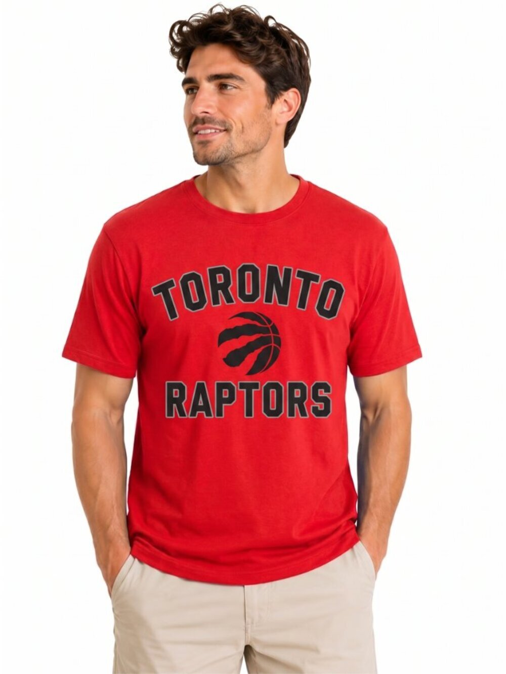 RAPTORS BASKETBALL  TEE (MEDIUM)
